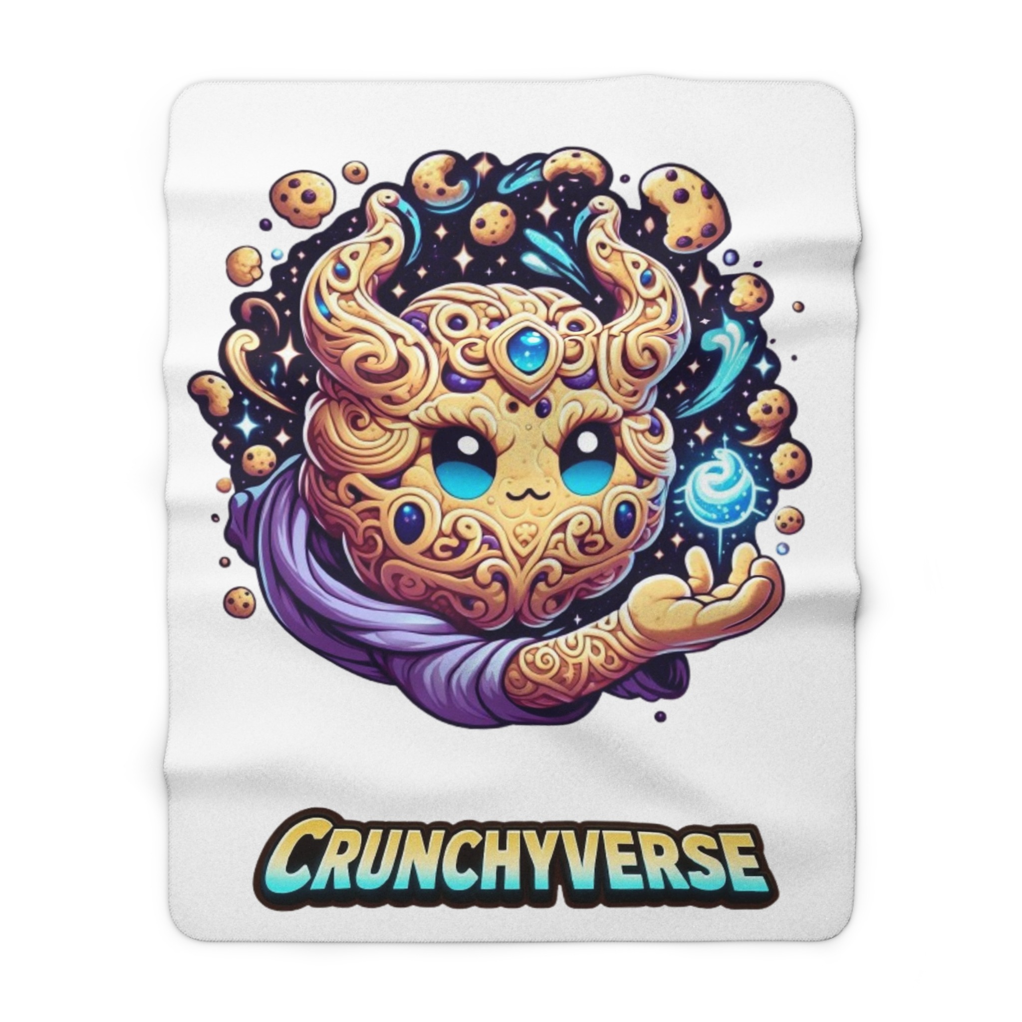 Cookie Character Sherpa Fleecedecke | "Crunchyverse" | Crunchyverse