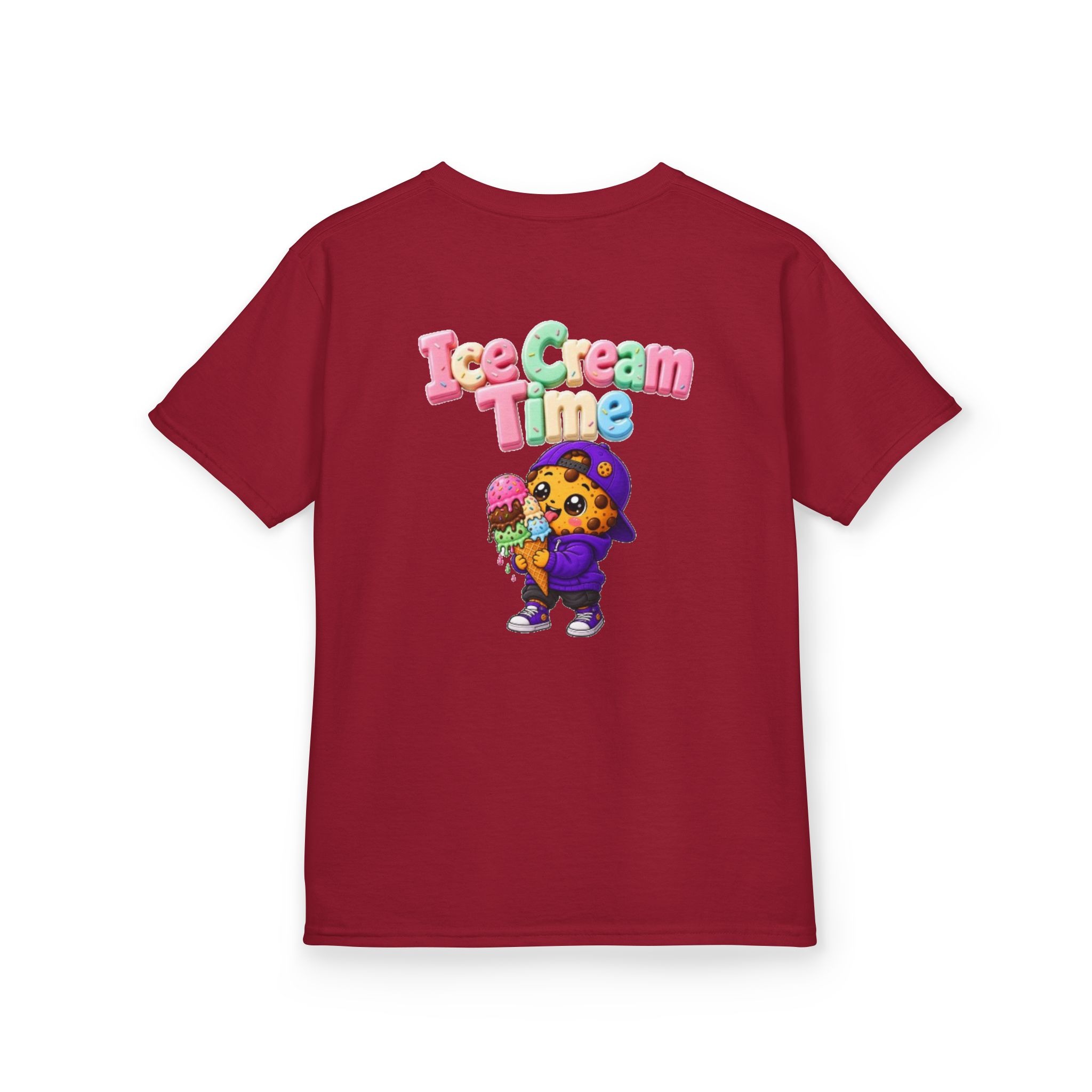 Kinder-T-Shirt – „Ice Cream Time“: Niedliches T-Shirt mit Keks-Figur-Grafik – Bild 47