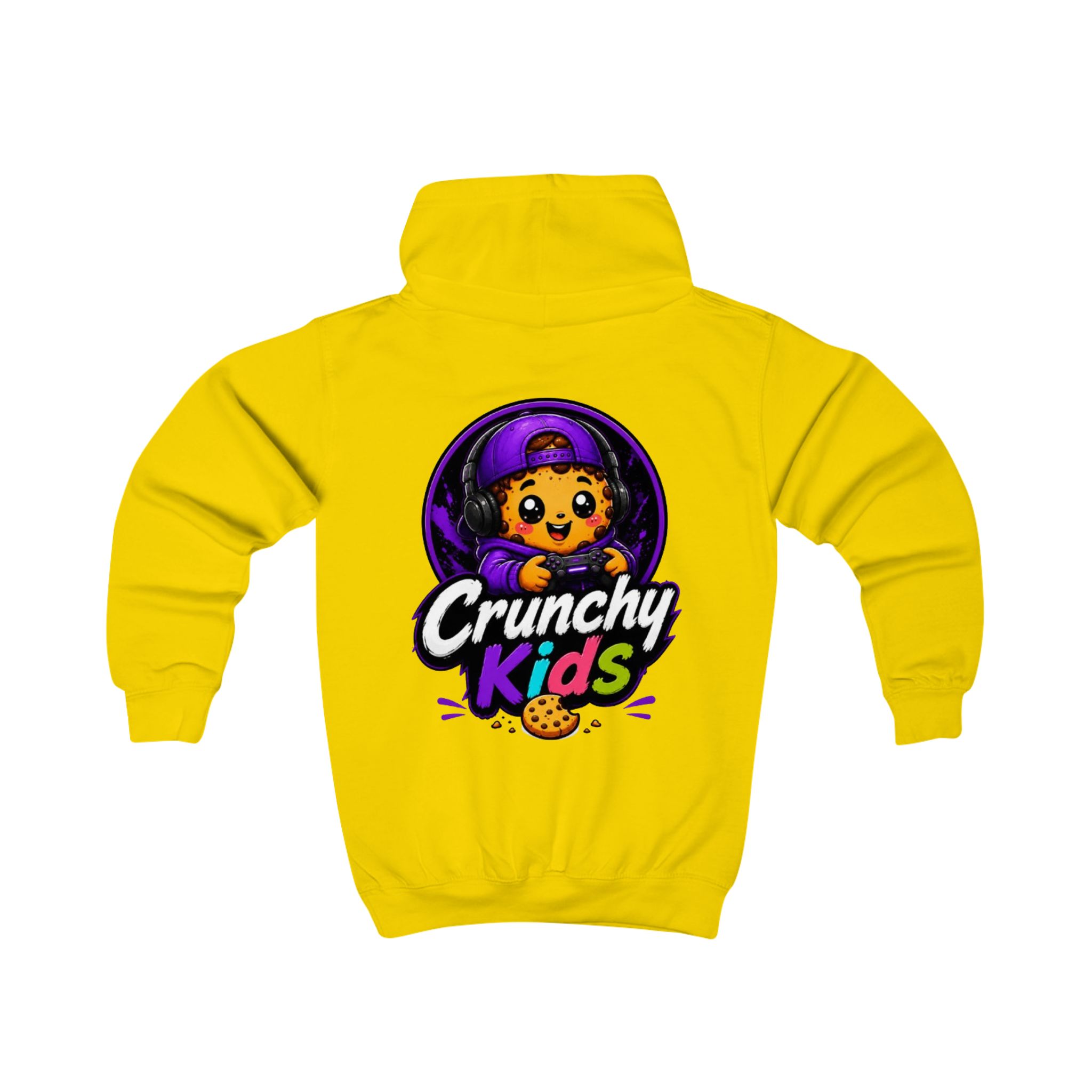 Kinder-Kapuzenpullover „Crunchy Kids“: Niedlicher Hoodie für Kinder mit Cookie-Maskottchen-Grafik – Bild 4