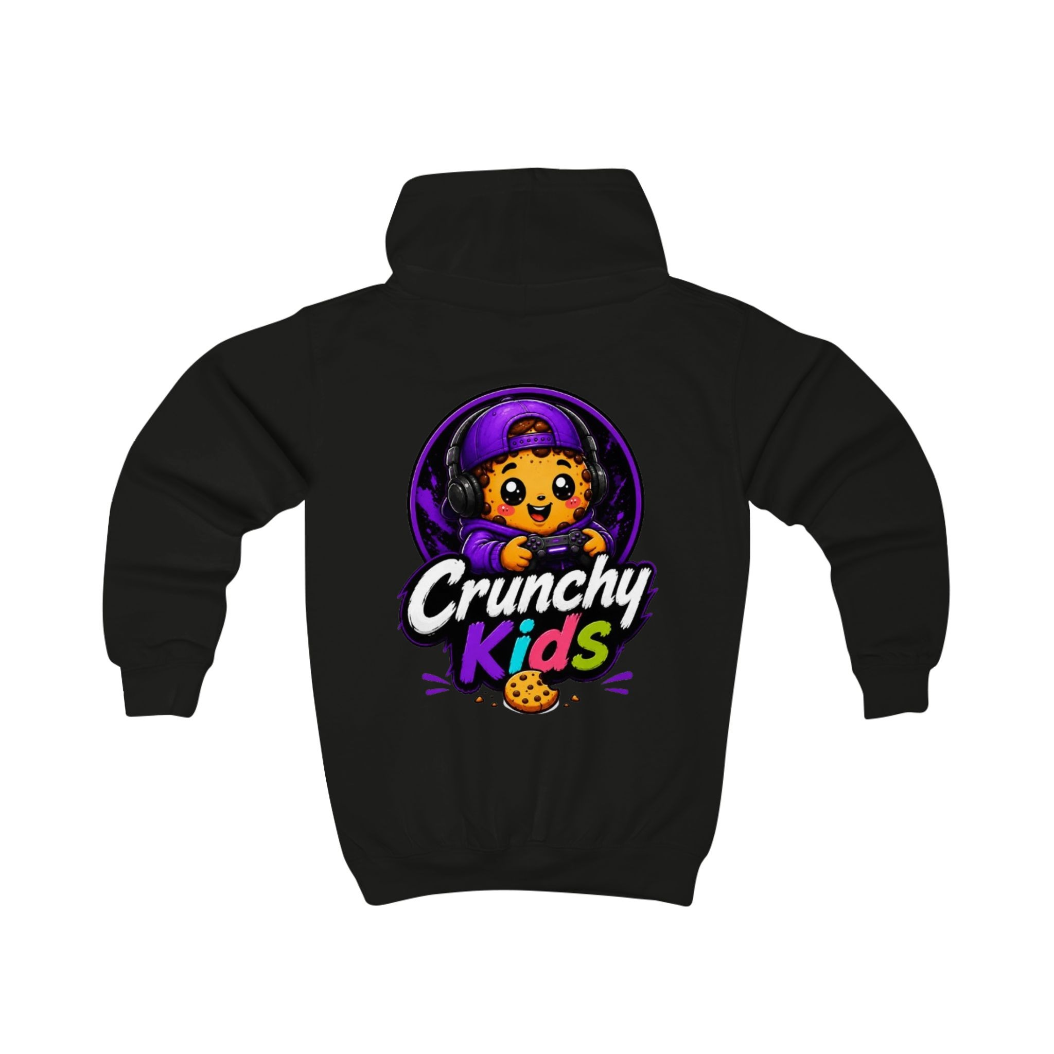 Kinder-Kapuzenpullover „Crunchy Kids“: Niedlicher Hoodie für Kinder mit Cookie-Maskottchen-Grafik – Bild 8