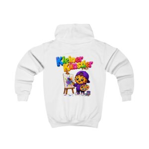 Kinder-Kapuzenpullover „Kleiner Künstler“ Bunter Cookie Kunst-Hoodie für Kinder