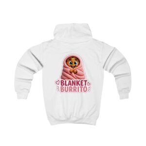 Kinder-Kapuzenpulover – Niedlicher Cookie-Pullover im „Decken-Burrito“-Stil für Kinder