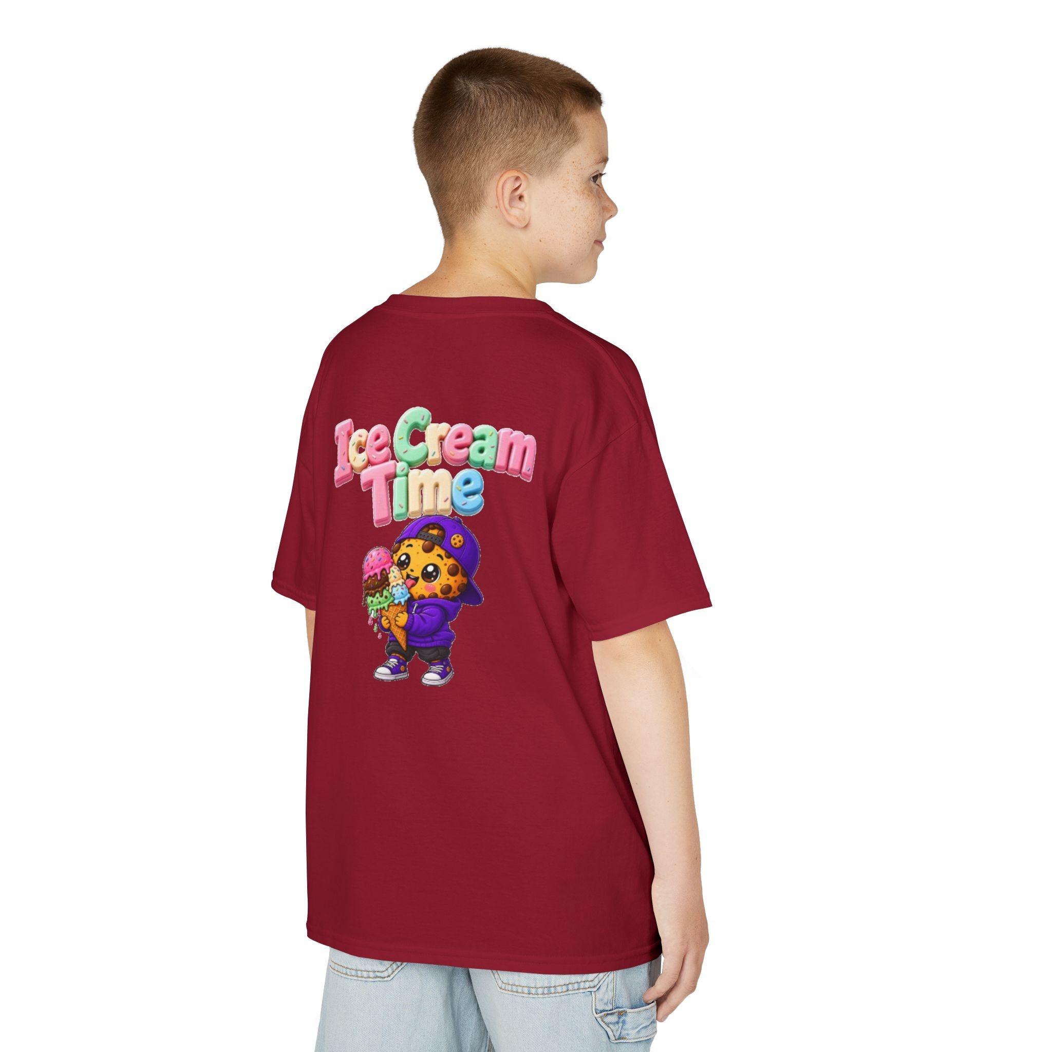 Kinder-T-Shirt – „Ice Cream Time“: Niedliches T-Shirt mit Keks-Figur-Grafik – Bild 49
