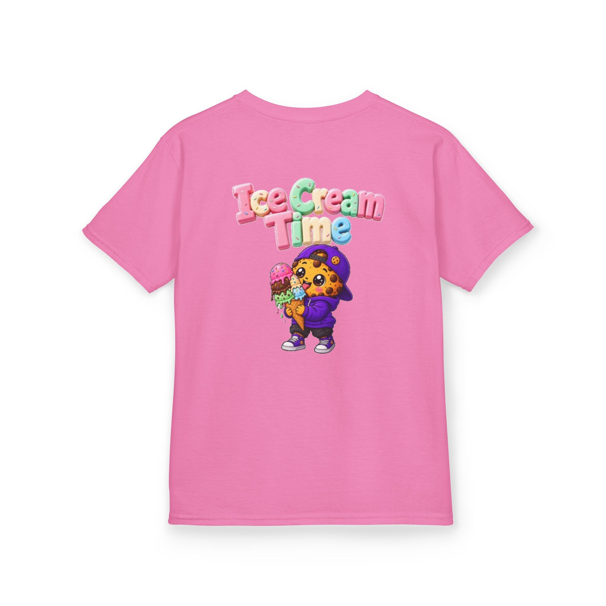 Kinder-T-Shirt – „Ice Cream Time“: Niedliches T-Shirt mit Keks-Figur-Grafik – Bild 39