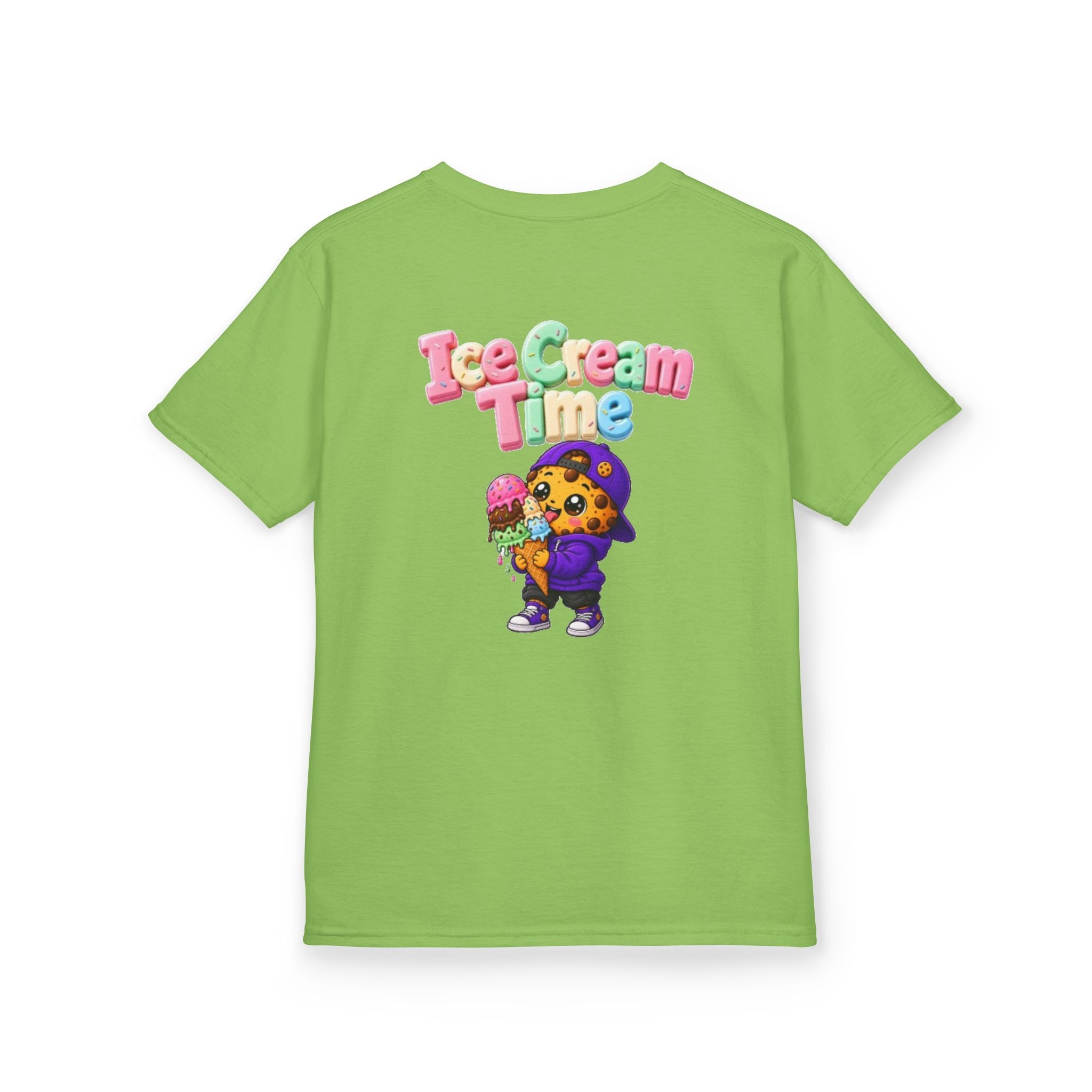 Kinder-T-Shirt – „Ice Cream Time“: Niedliches T-Shirt mit Keks-Figur-Grafik – Bild 23