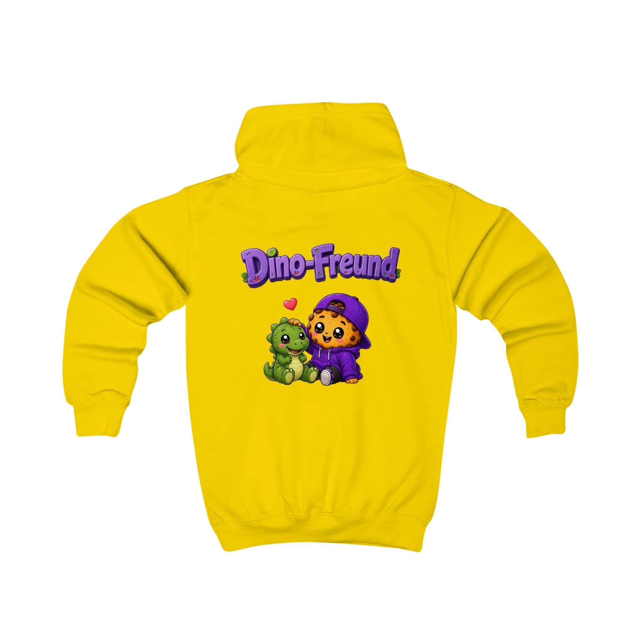 Kinder-Kapuzenpullover „Dino-Freund“: Niedlicher Dino- & Hexen-Pullover für Kinder – Bild 4