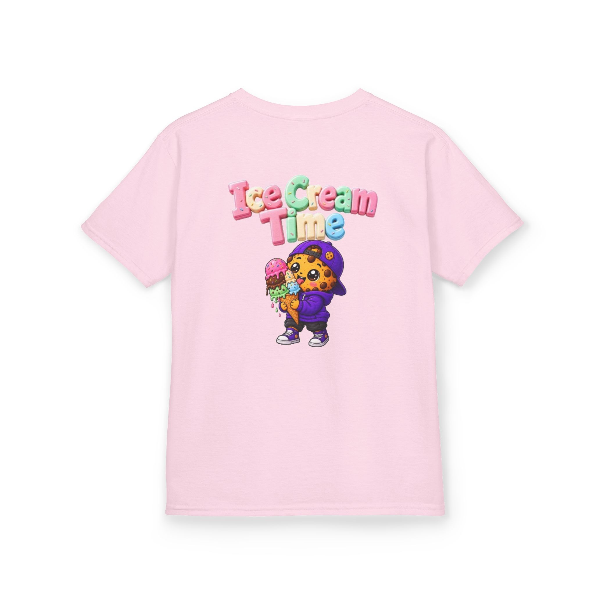Kinder-T-Shirt – „Ice Cream Time“: Niedliches T-Shirt mit Keks-Figur-Grafik – Bild 35