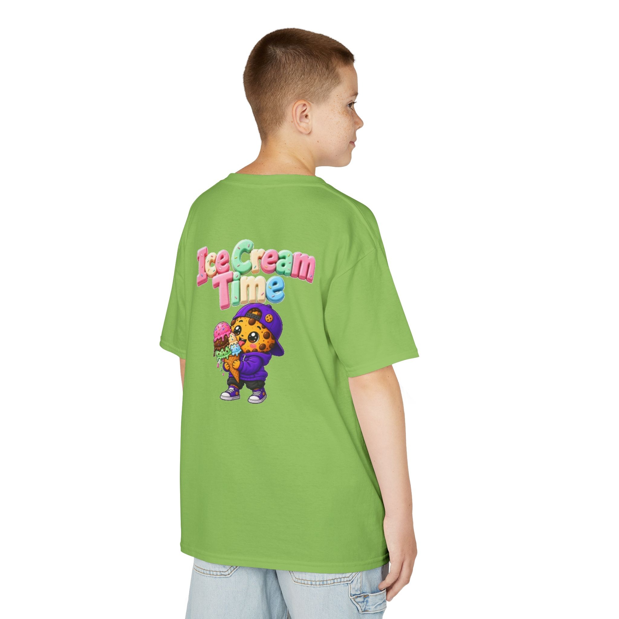 Kinder-T-Shirt – „Ice Cream Time“: Niedliches T-Shirt mit Keks-Figur-Grafik – Bild 25