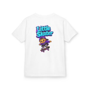 Kinder-T-Shirt – „Little Skater“: Niedliches Shirt mit Skateboard-Cookie Grafik für Kinder