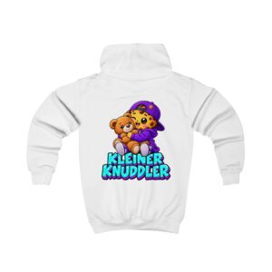 Kinder-Kapuzenpullover „Kleiner Knuddler“: Niedlicher Cookie mit Teddybär-Kapuzensweatshirt für Kinder