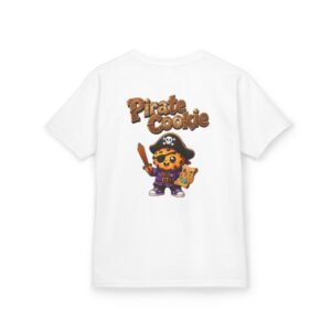 Kinder-T-Shirt – „Pirate Cookie“: Niedliches Shirt mit Piraten-Keks-Grafik