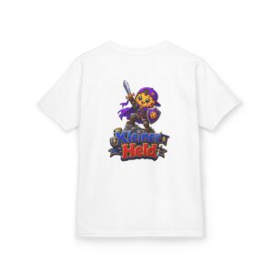 Kinder-T-Shirt – „Kleiner Held“, niedliches Ritter-Motiv