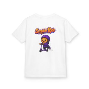 Kinder-T-Shirt – „Scooter Ride“: Niedliches Cookie Shirt mit Roller-Motiv