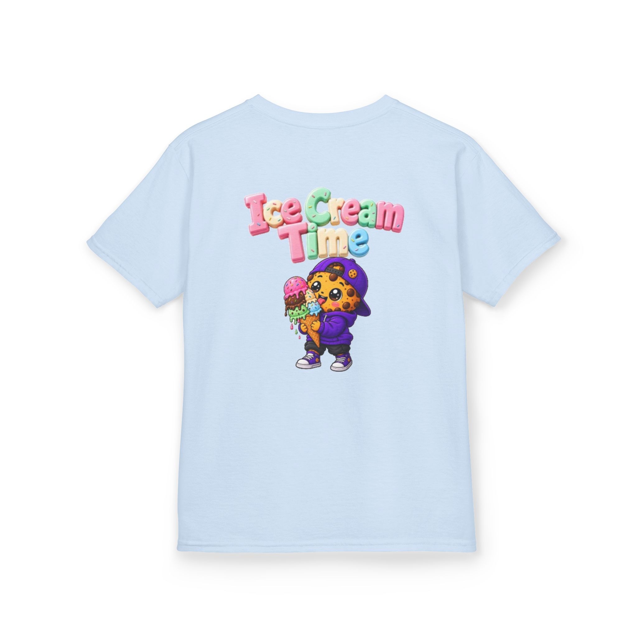 Kinder-T-Shirt – „Ice Cream Time“: Niedliches T-Shirt mit Keks-Figur-Grafik – Bild 27