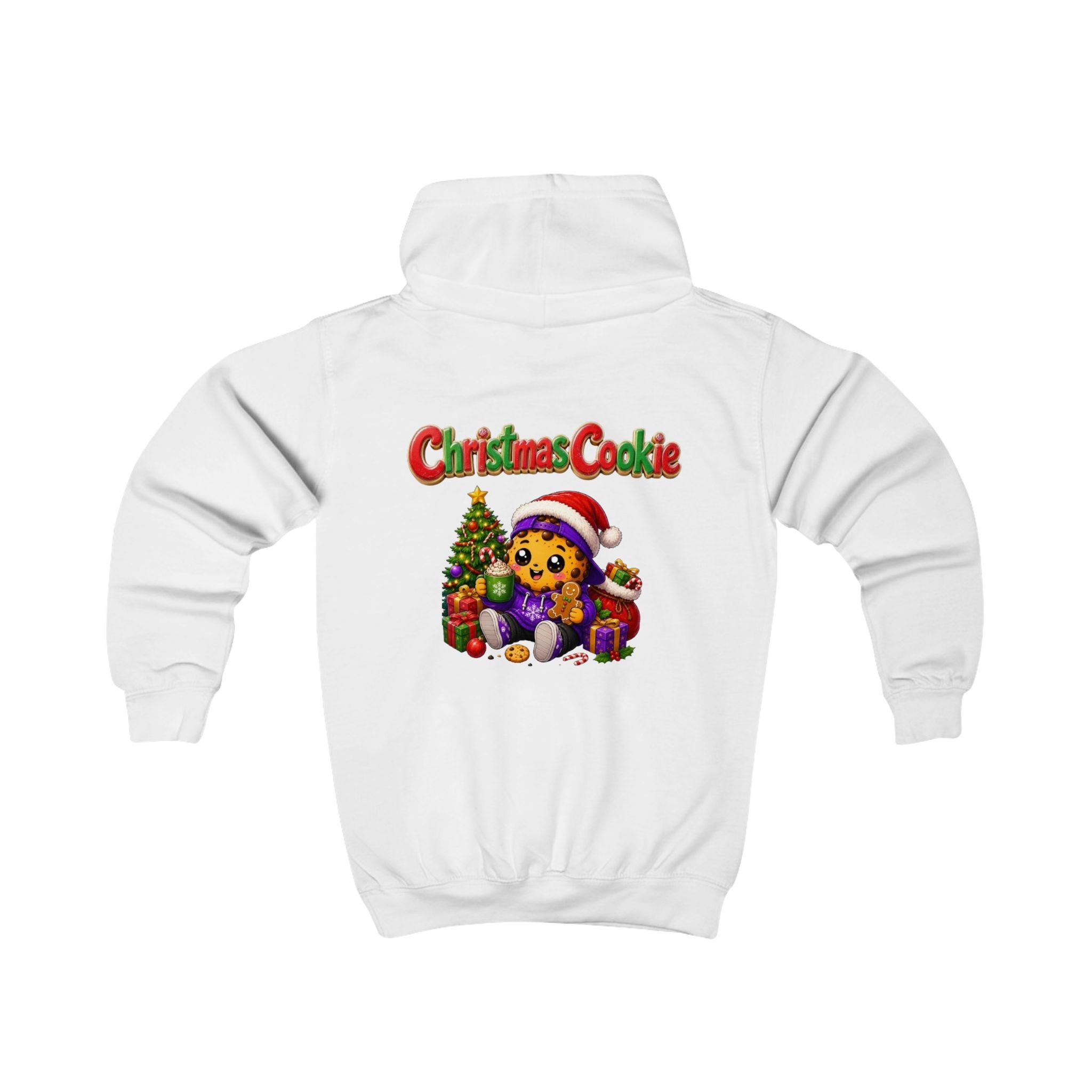 Kinder-Kapuzenpullover "Christmas Cookie" Niedlicher Hoodie für Kinder mit Weihnachtscookie-Motiv