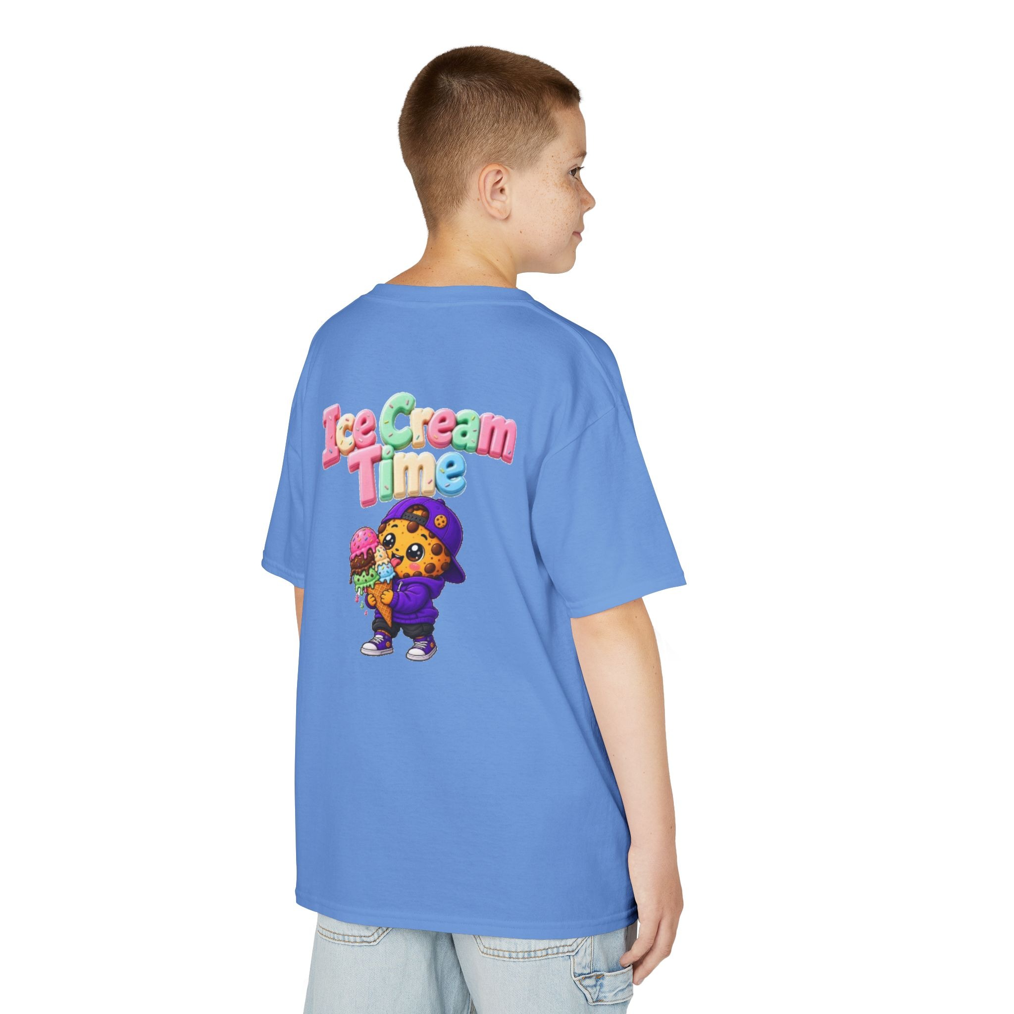 Kinder-T-Shirt – „Ice Cream Time“: Niedliches T-Shirt mit Keks-Figur-Grafik – Bild 33