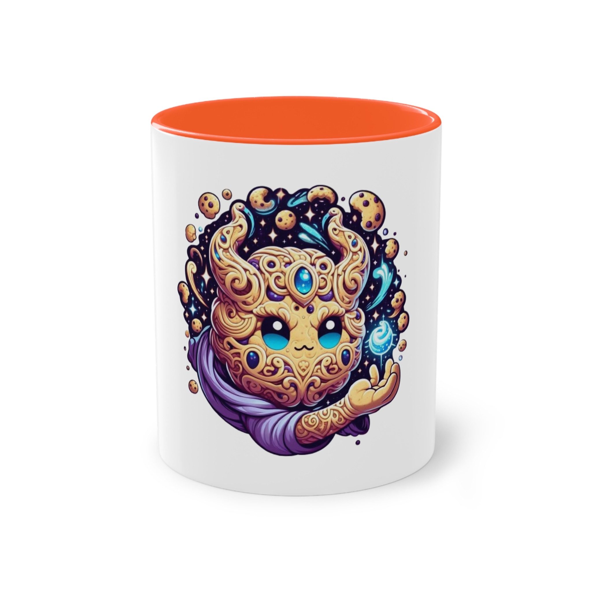 Zweifarbiger Keramikbecher 325ml "Mystic Cosmic Guardian"" cartoon cookie – Bild 7