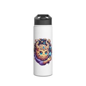 Cookie "Crunchyverse" Character Edelstahl-Wasserflasche | Crunchiverse
