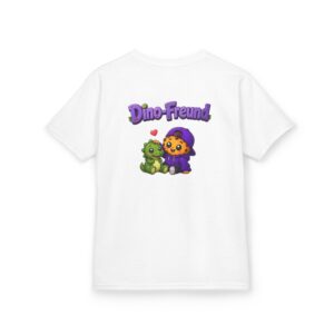 Kinder-T-Shirt – „Dino-Freund“: Niedliche Cookie Grafik mit Dinosaurier und Freund