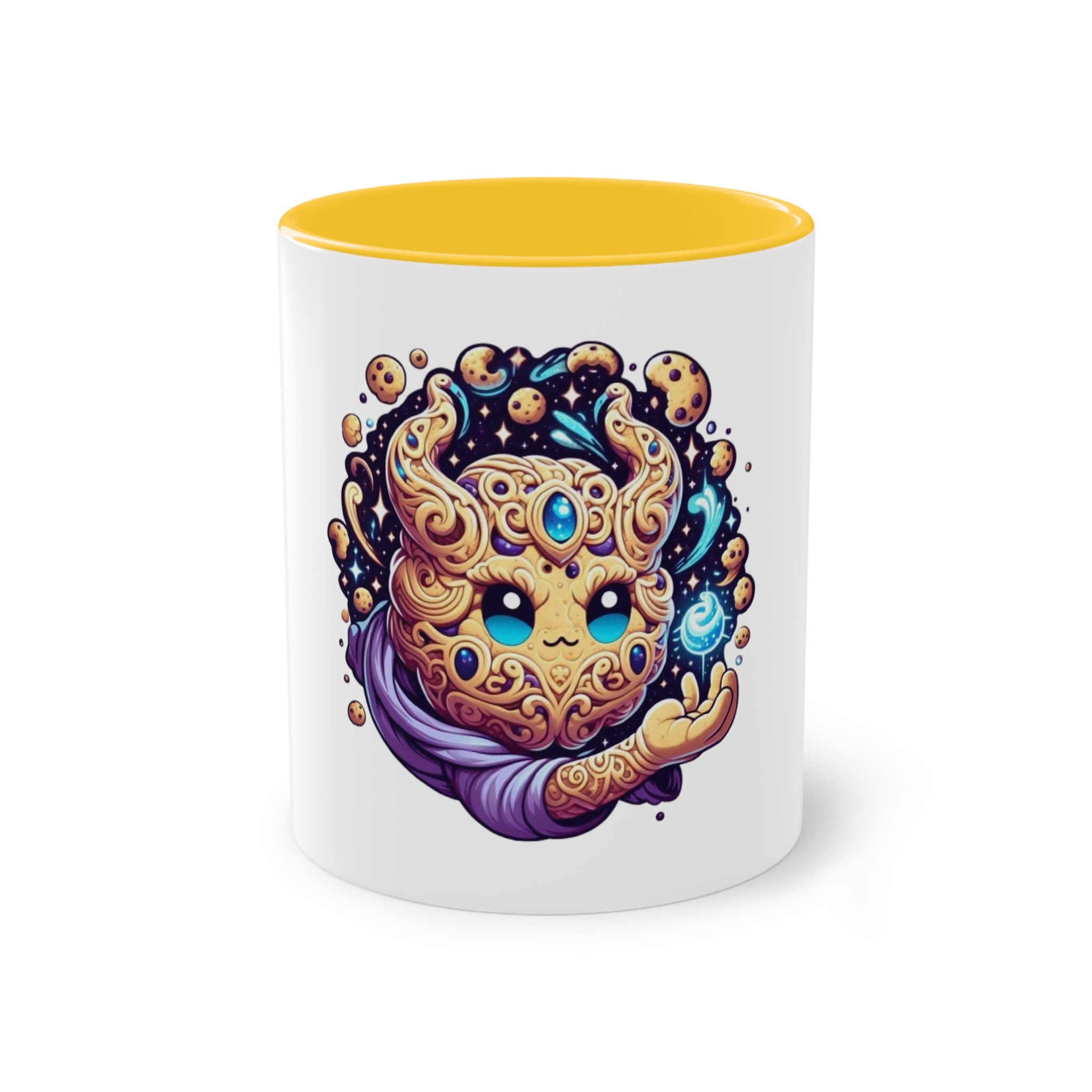 Zweifarbiger Keramikbecher 325ml "Mystic Cosmic Guardian"" cartoon cookie – Bild 8