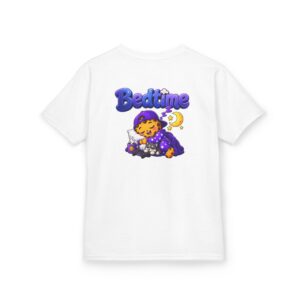 Kinder-T-Shirt – „Bedtime“: Niedliches Shirt für die Nacht mit schlafendem Cookie