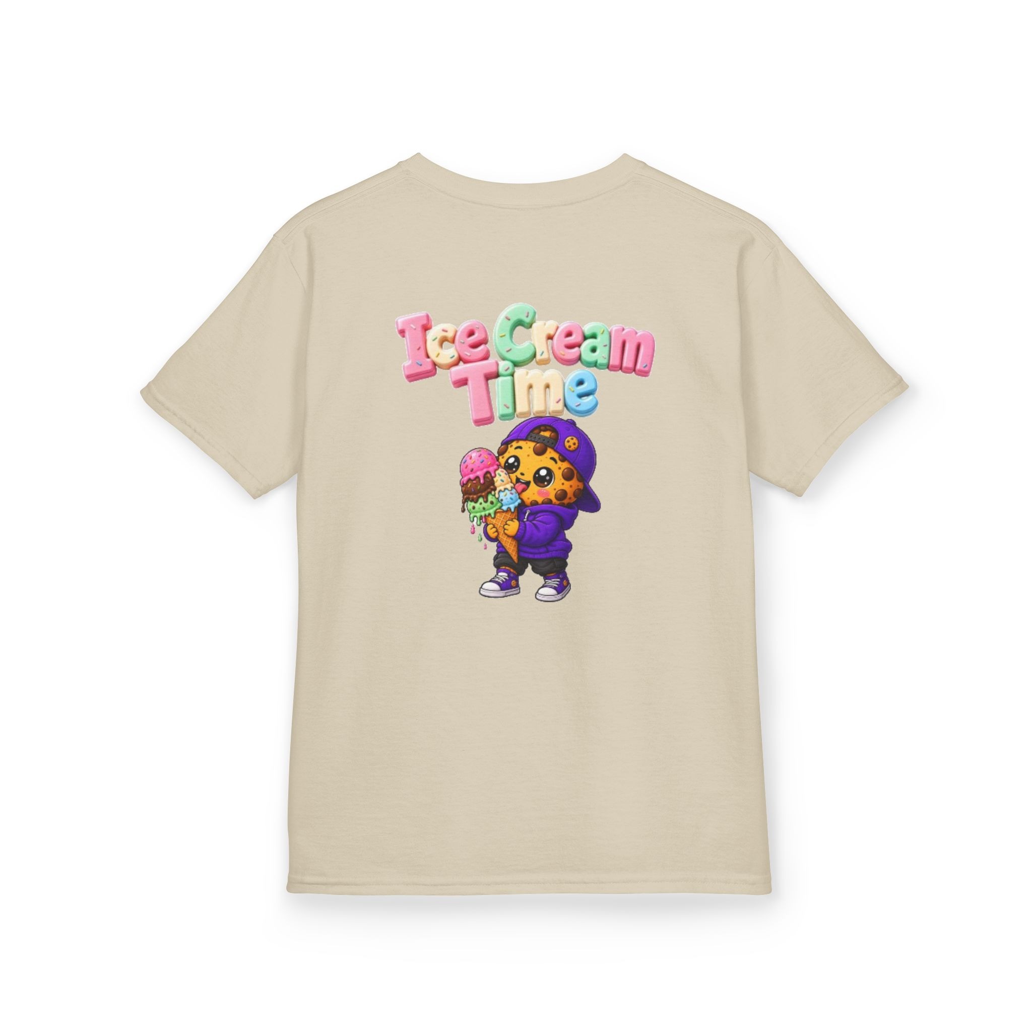 Kinder-T-Shirt – „Ice Cream Time“: Niedliches T-Shirt mit Keks-Figur-Grafik – Bild 11