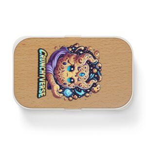 Bento Lunch Box | "Crunchyverse" | Cute Cosmic Cheetah Design