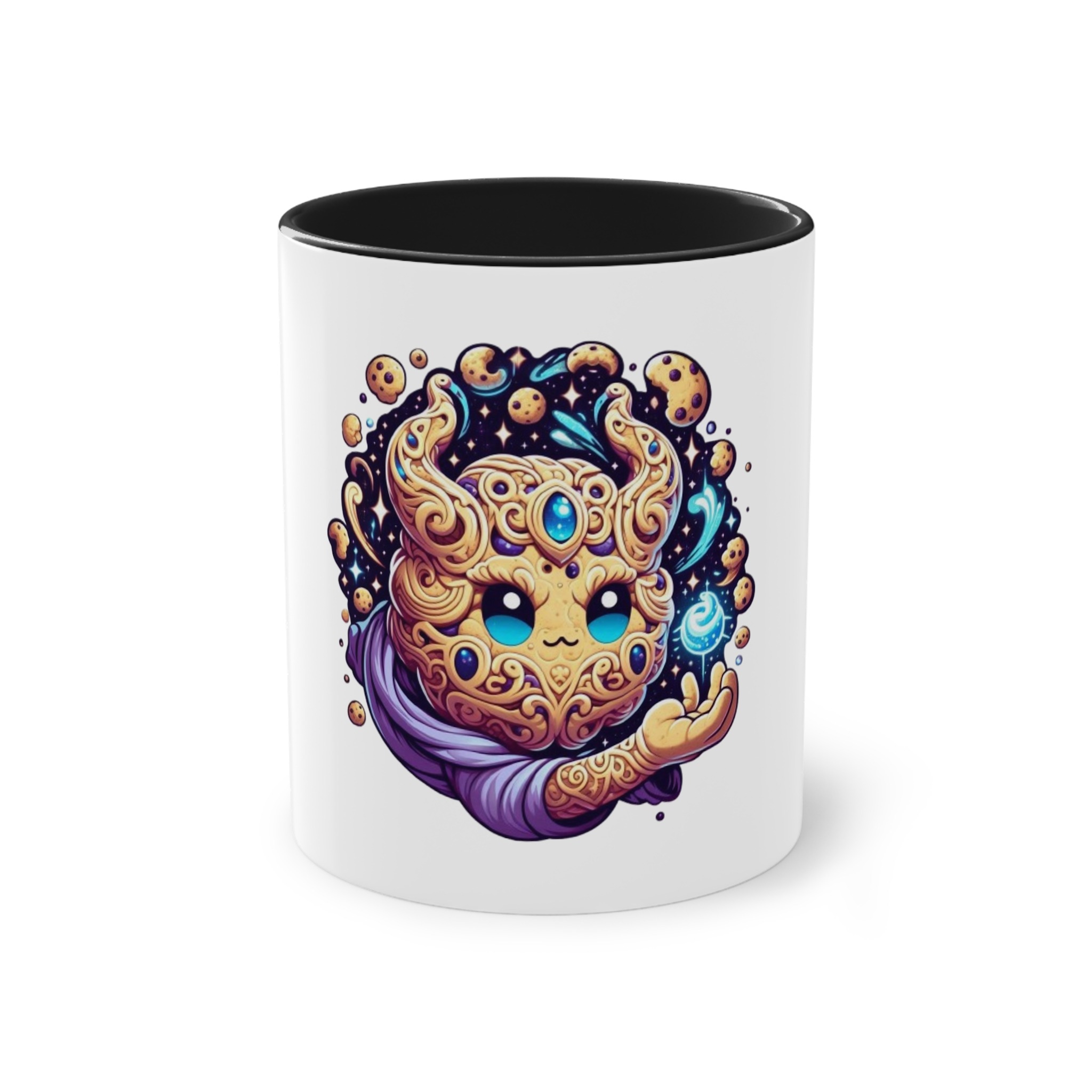 Zweifarbiger Keramikbecher 325ml "Mystic Cosmic Guardian"" cartoon cookie – Bild 10