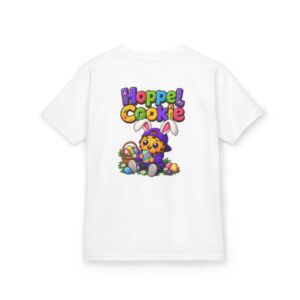 Kinder-T-Shirt – „Hoppel Cookie“-Osterhasen-Grafik