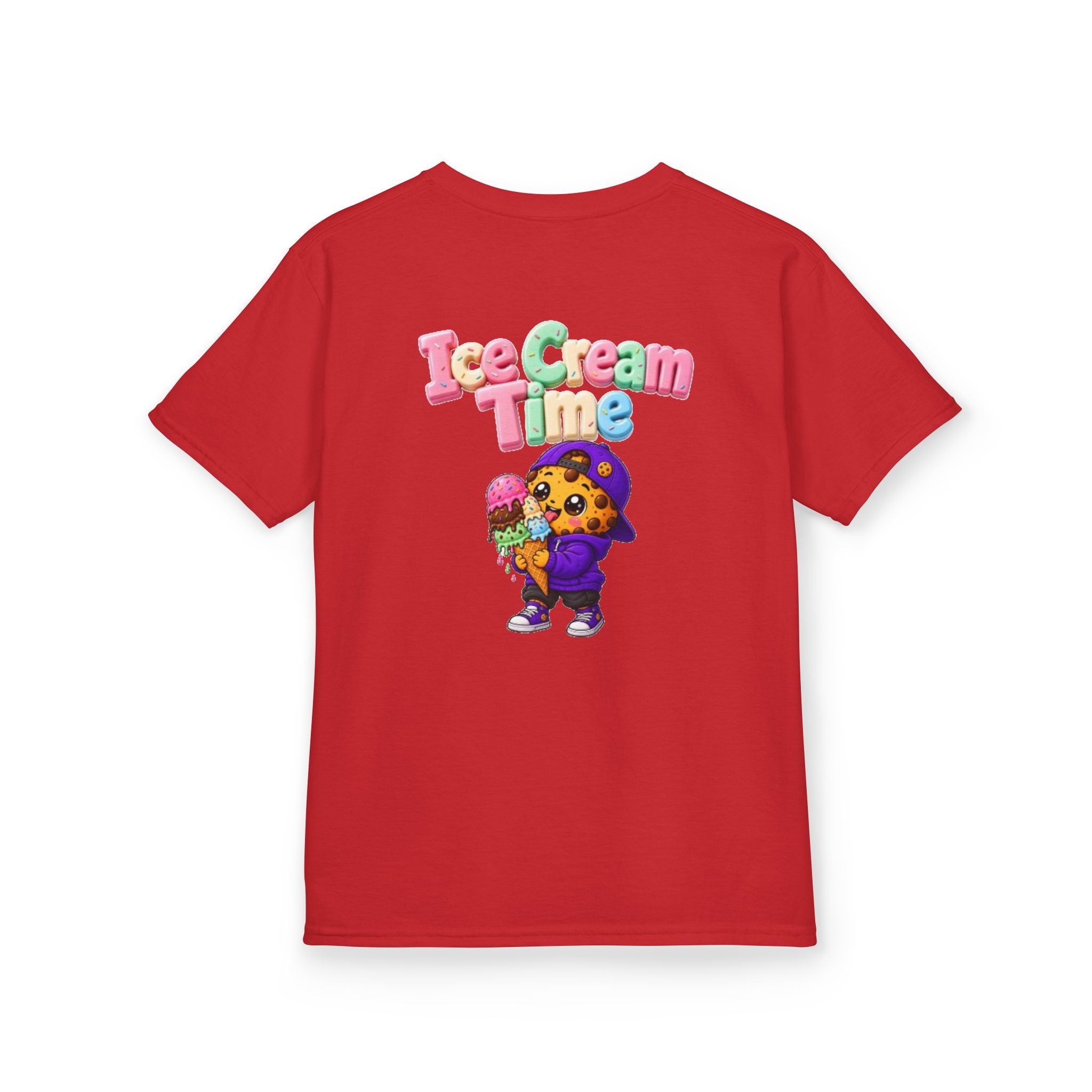 Kinder-T-Shirt – „Ice Cream Time“: Niedliches T-Shirt mit Keks-Figur-Grafik – Bild 43