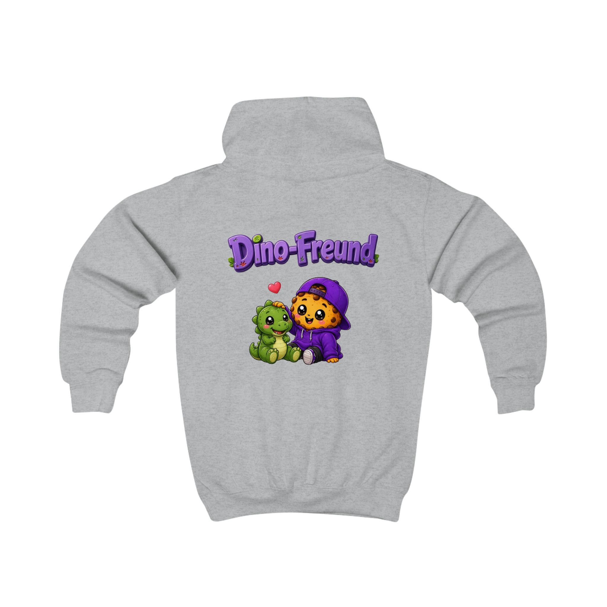 Kinder-Kapuzenpullover „Dino-Freund“: Niedlicher Dino- & Hexen-Pullover für Kinder – Bild 6
