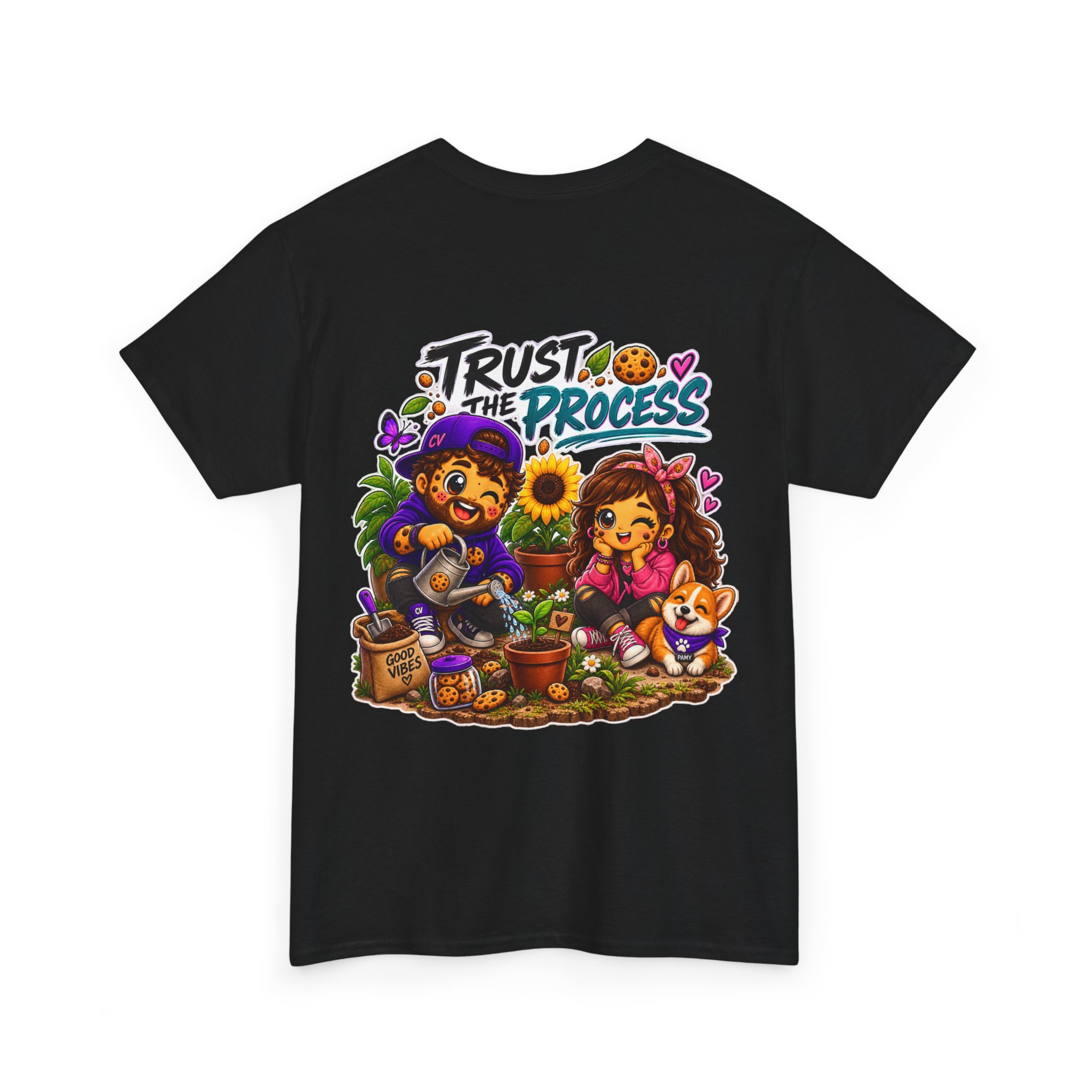Oversize "Trust The Process" T-Shirt | Snack Cookie Graphic Tee – Bild 13