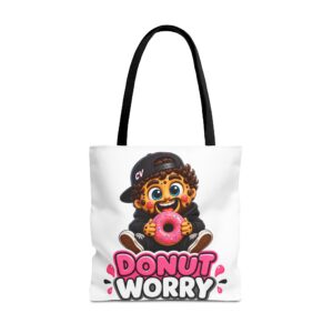 Crunchyverse Cookie Maskottchen-Tragetasche | "Donut Worry" Character Artwork