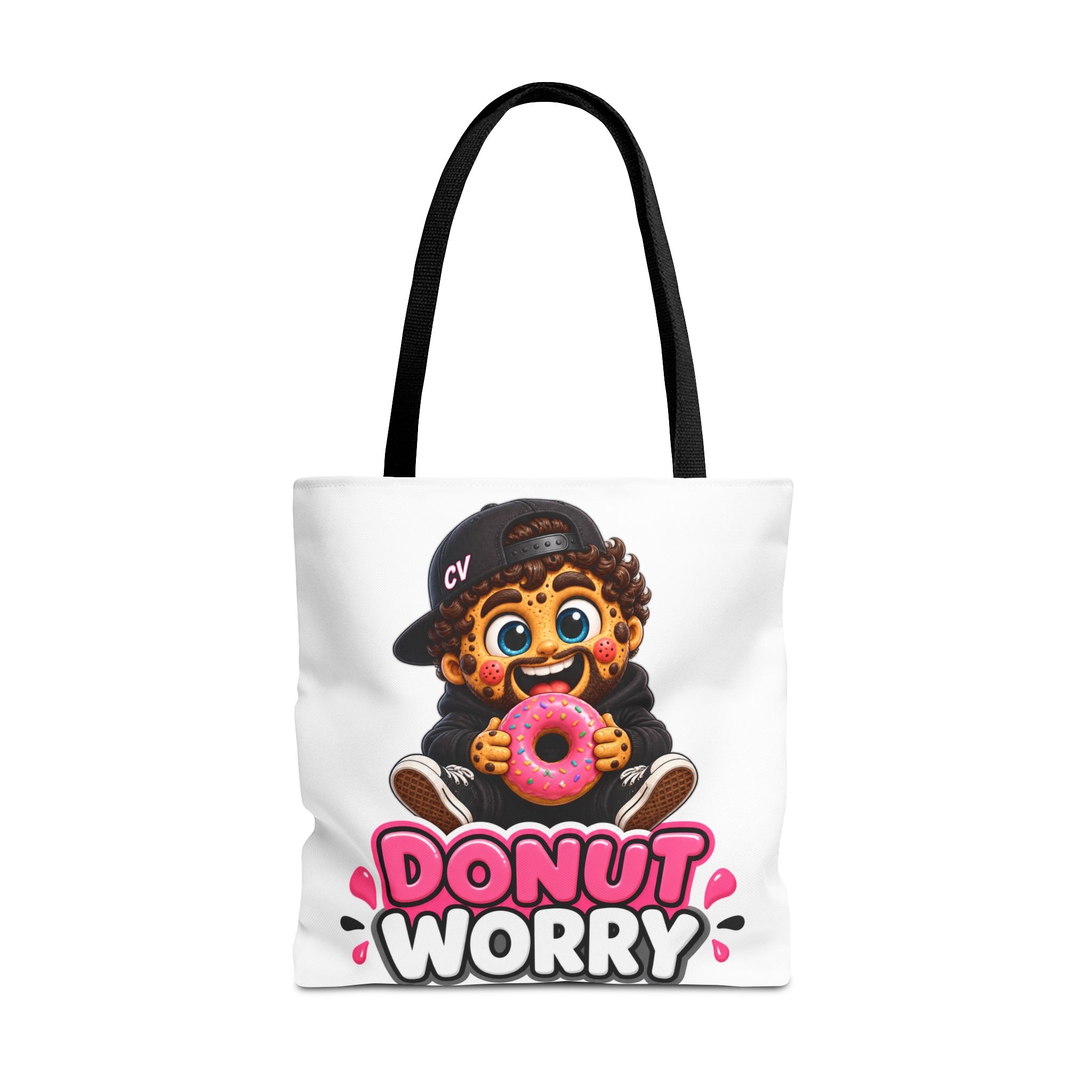 Crunchyverse Cookie Maskottchen-Tragetasche | "Donut Worry" Character Artwork
