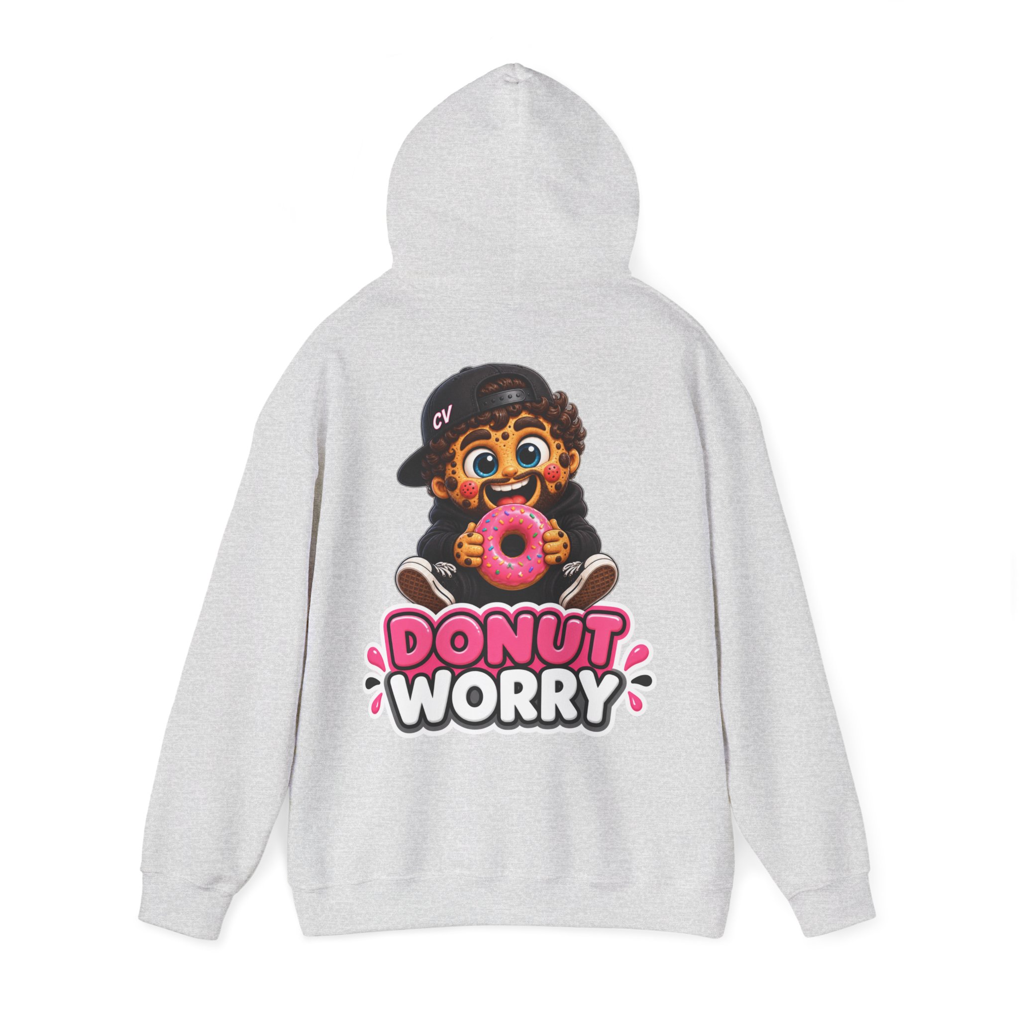 Kuschliger "Donut Worry" Oversize-Hoodie | Snack Mascot Illustration – Bild 15