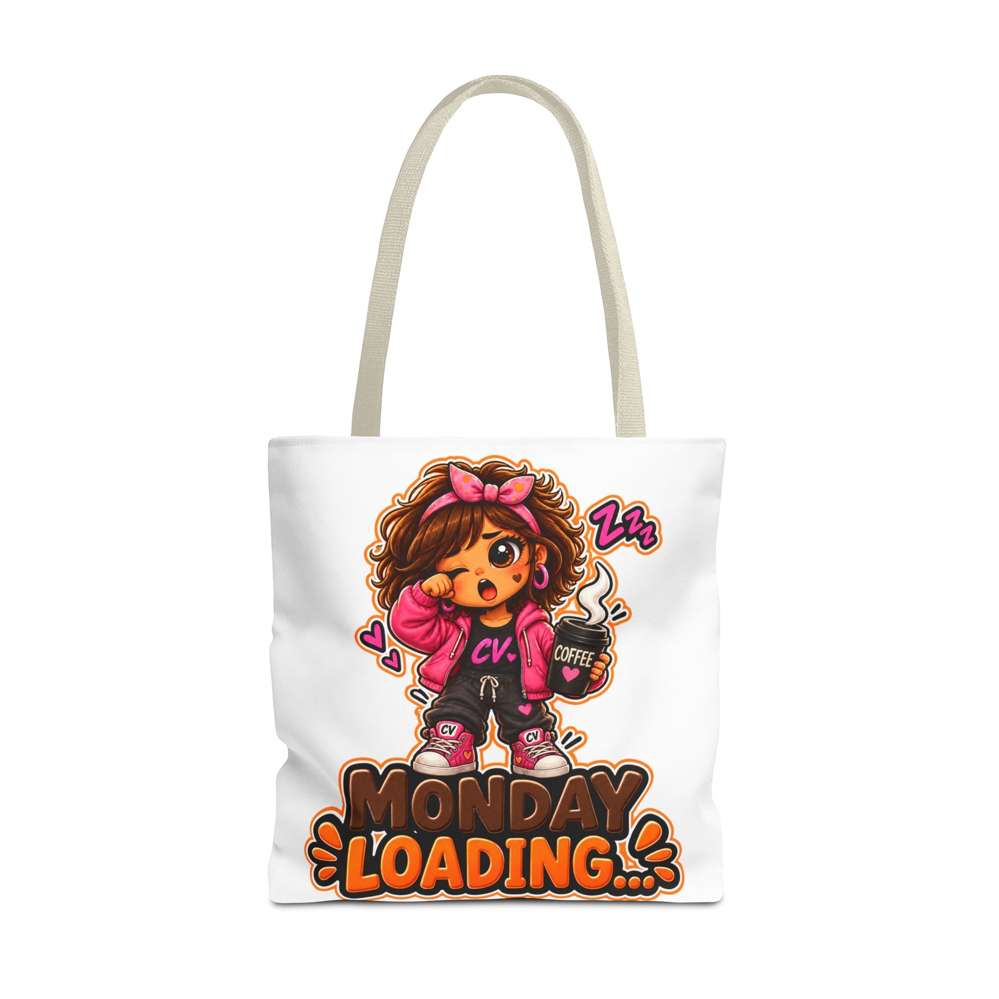 Crunchyverse Cookie Maskottchen-Tragetasche | "Monday Loading...." Character Artwork – Bild 17
