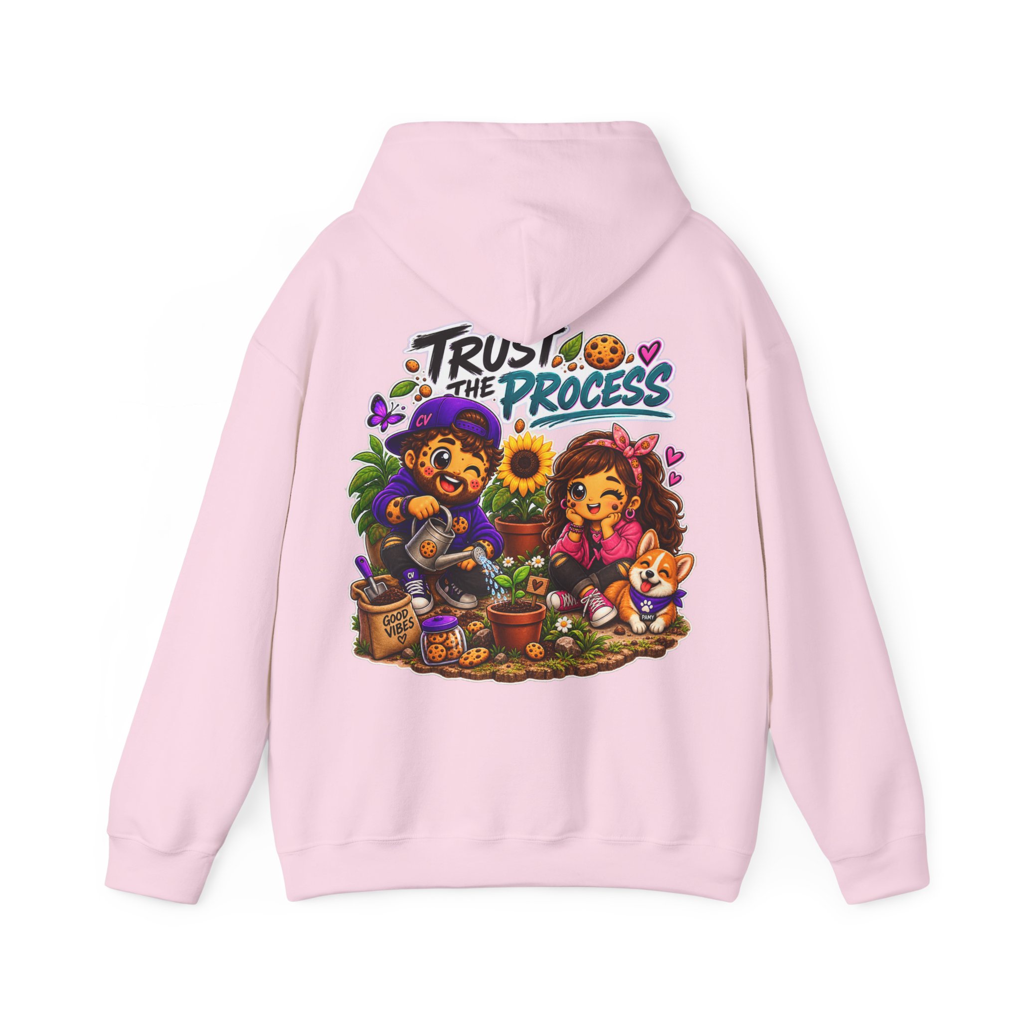 Kuschliger "Trust The Process" Oversize-Hoodie | Snack Mascot Illustration – Bild 9