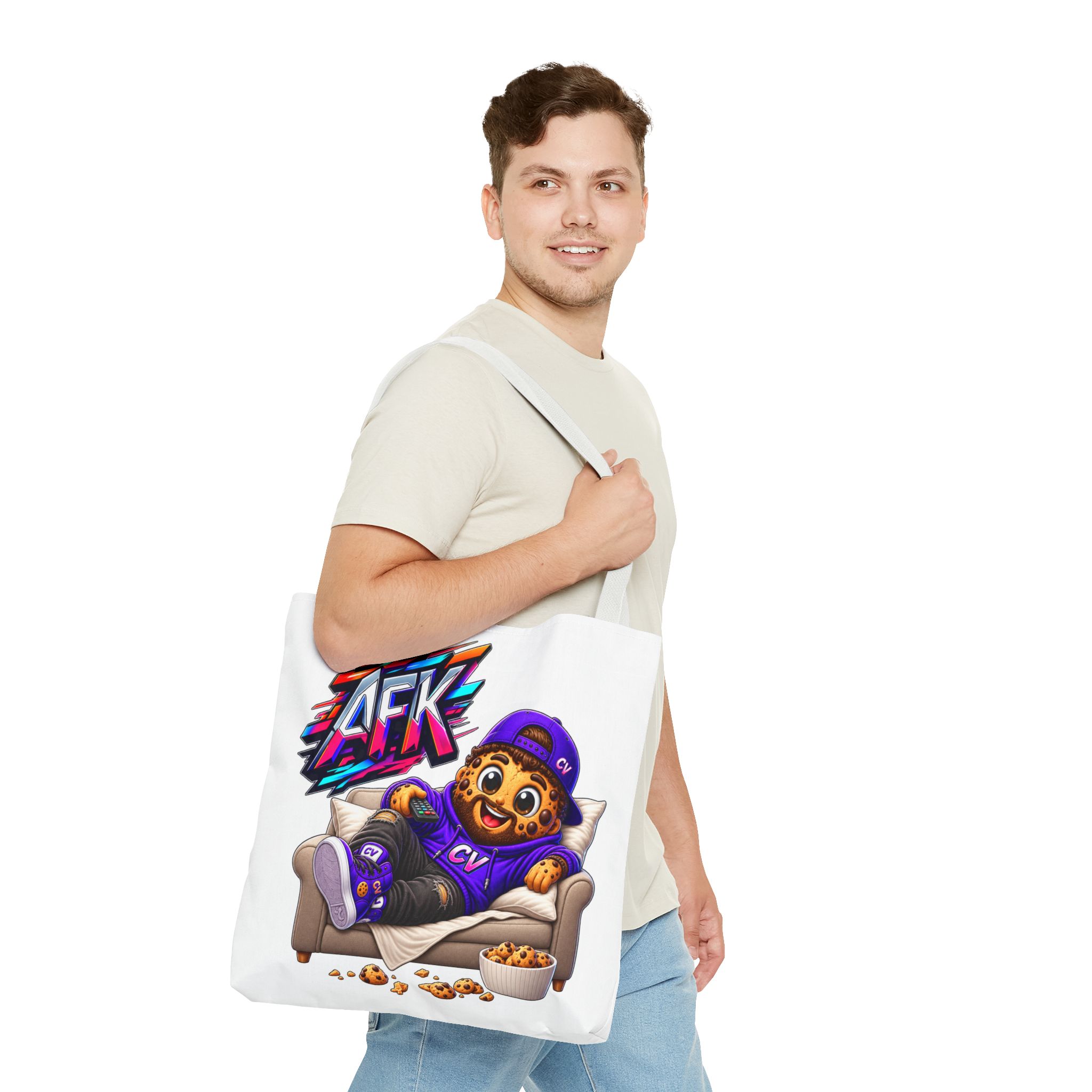 Crunchyverse Cookie Maskottchen-Tragetasche | "AFK" Character Artwork – Bild 11