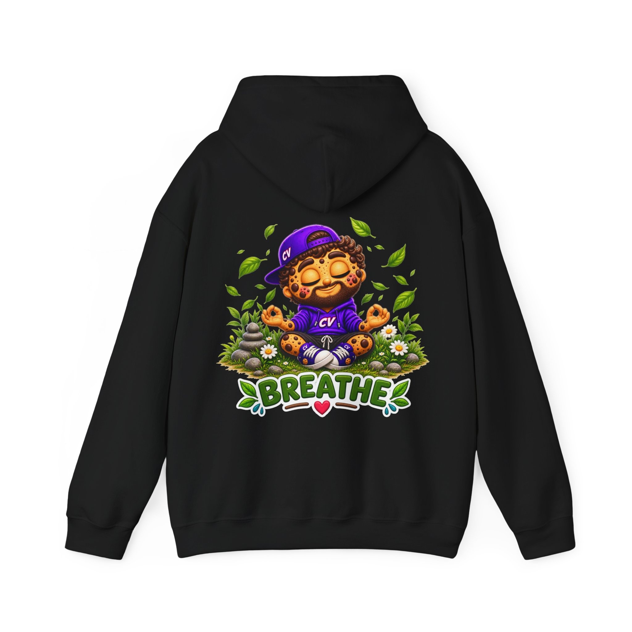 Kuschliger "Breathe" Oversize-Hoodie | Snack Mascot Illustration – Bild 11