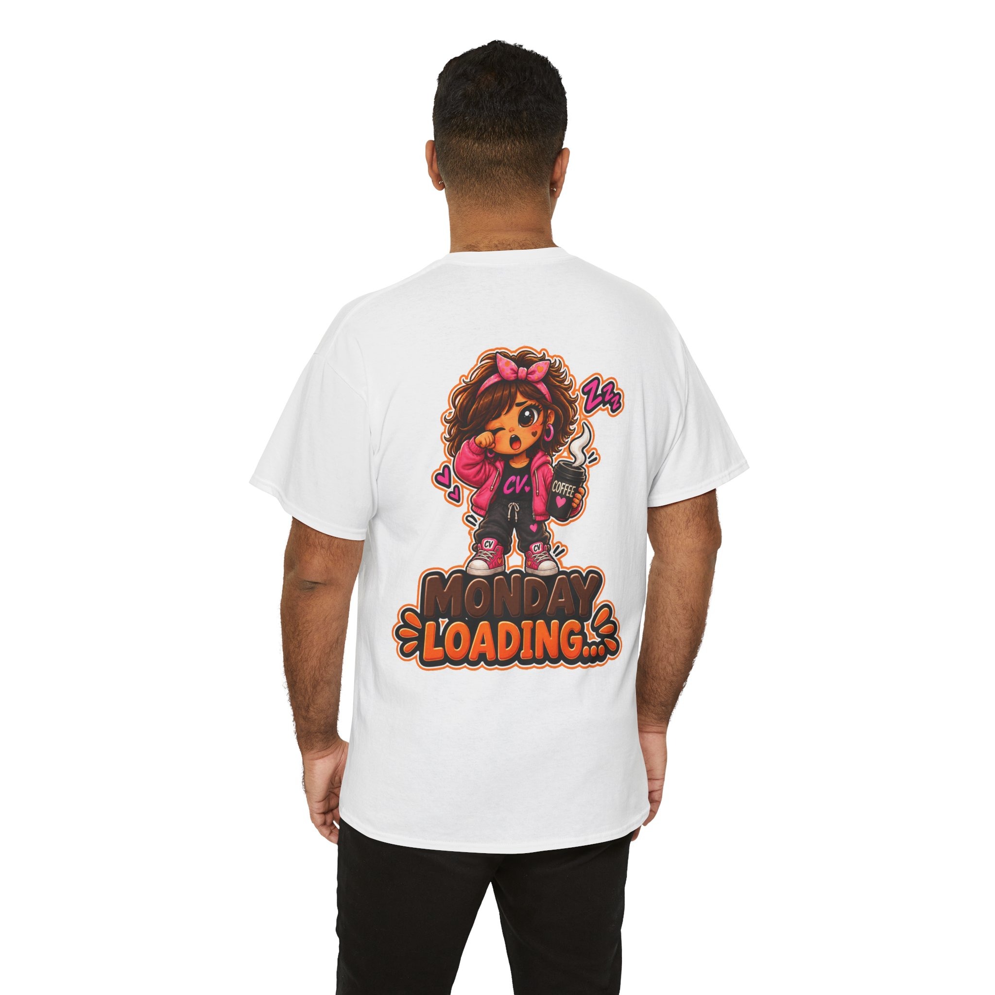 Oversize "Monday Loading...." T-Shirt | Snack Cookie Graphic Tee – Bild 5