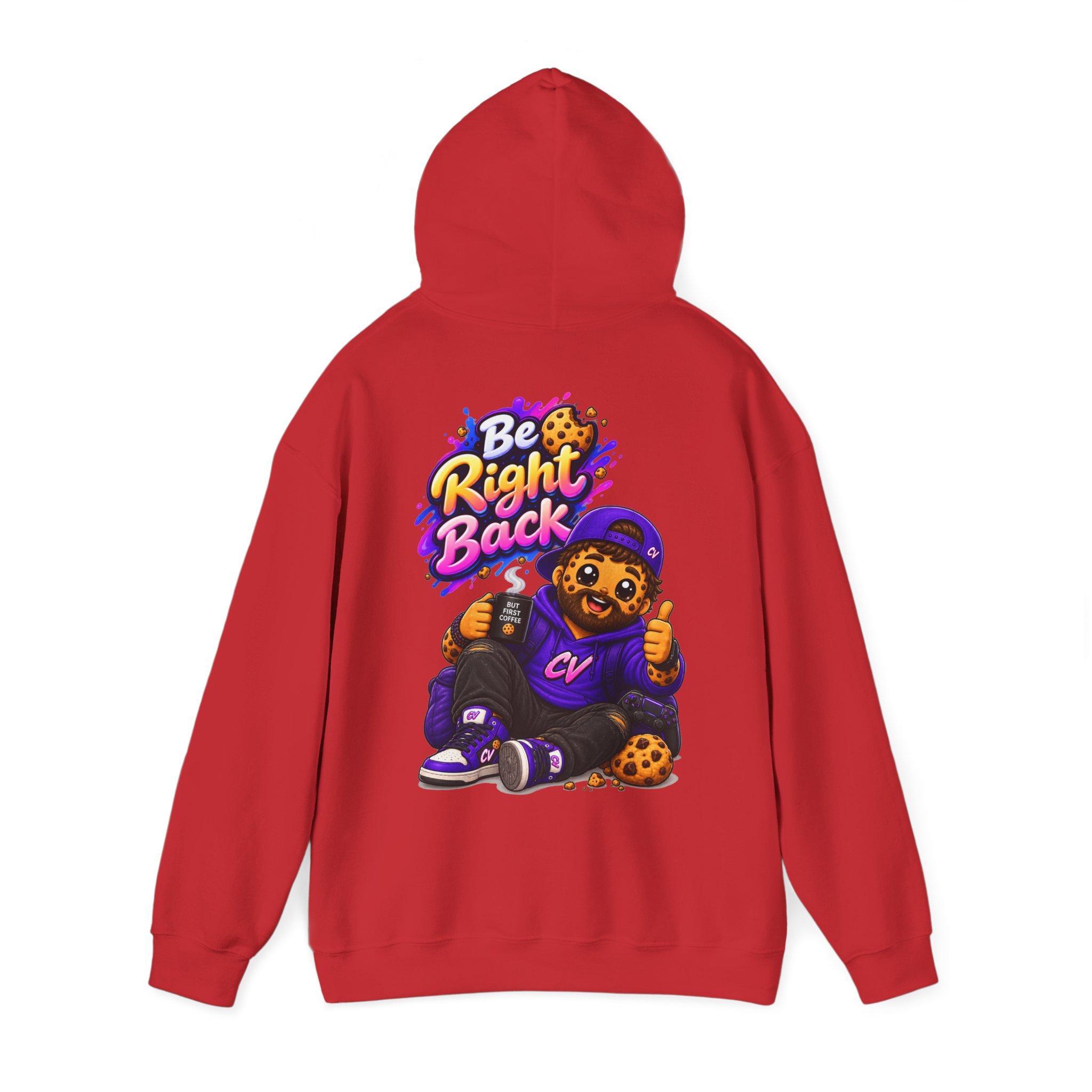 Kuschliger "Be Right Back" Oversize-Hoodie | Snack Mascot Illustration – Bild 25