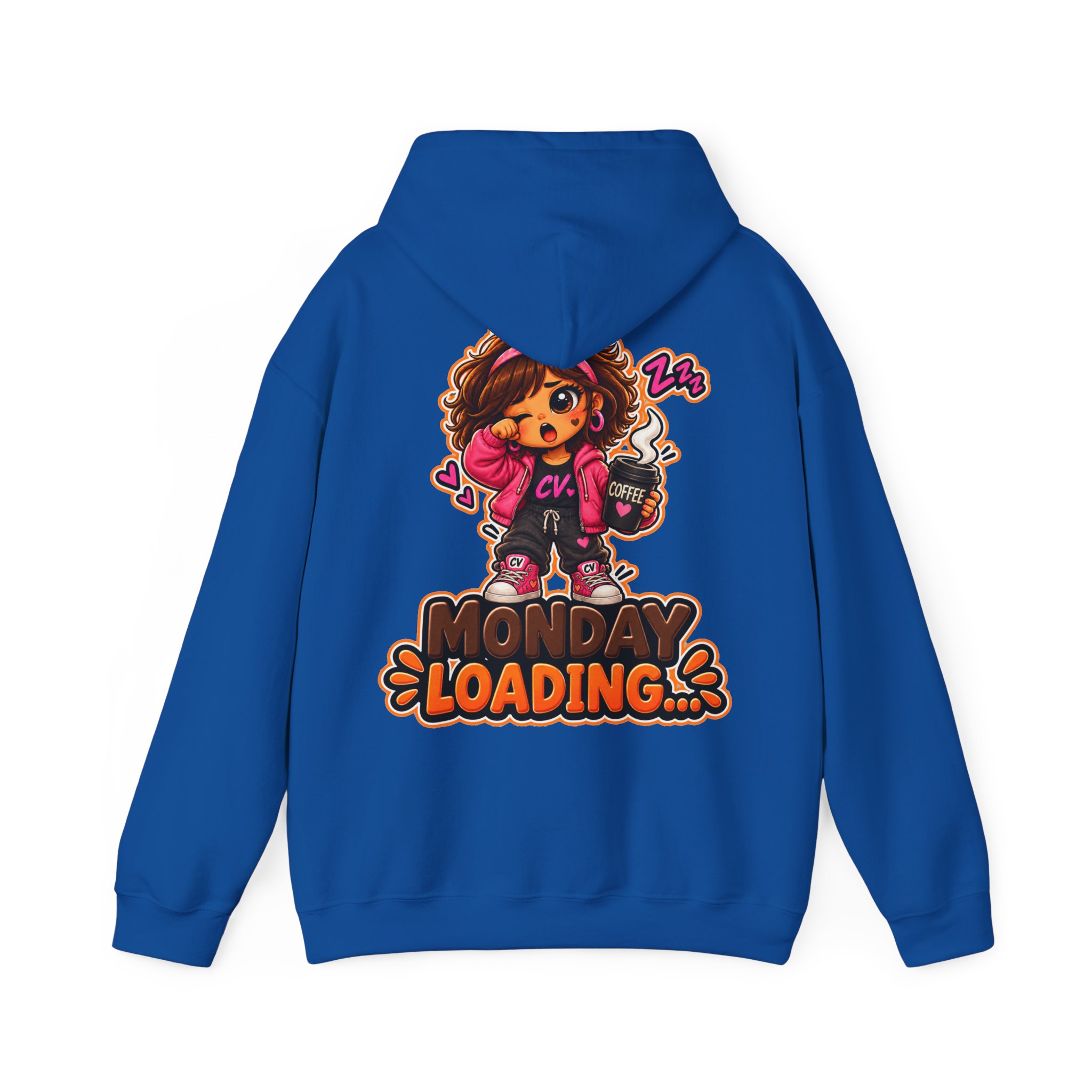 Kuschliger "Monday Loading...." Oversize-Hoodie | Snack Mascot Illustration – Bild 10