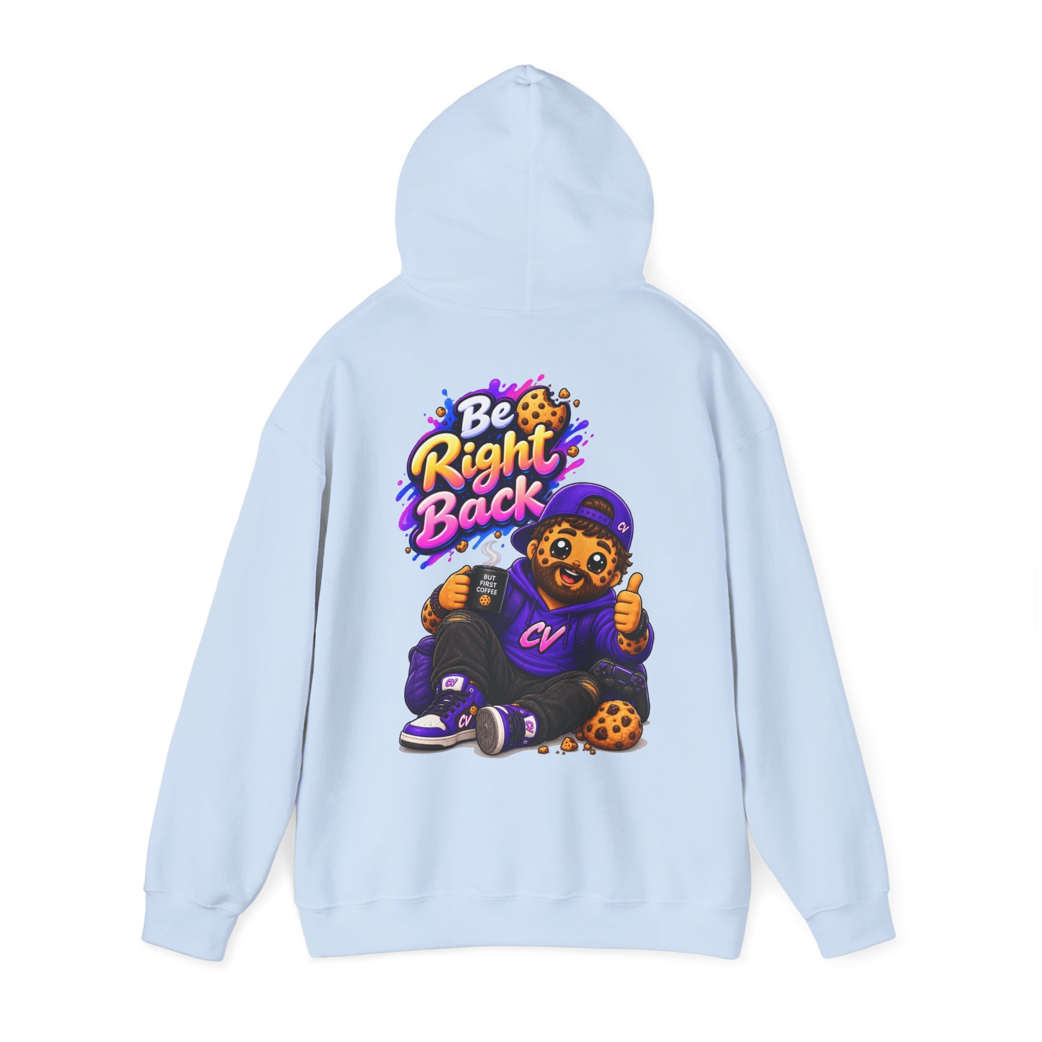 Kuschliger "Be Right Back" Oversize-Hoodie | Snack Mascot Illustration – Bild 21