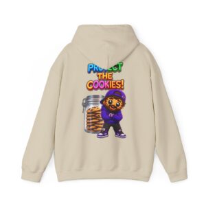 Kuschliger "Protect The Cookies" Oversize-Hoodie | Snack Mascot Illustration, Crunchy Cookie Graphic V2