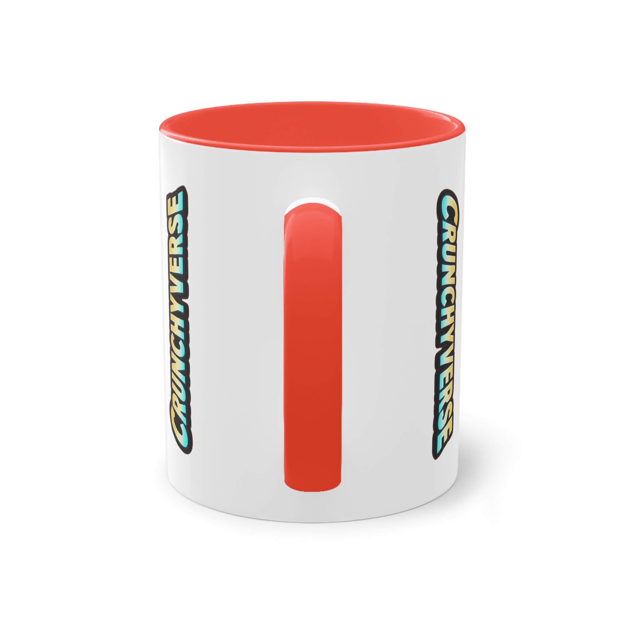 Zweifarbiger Keramikbecher 325ml "Protect The Cookies" cartoon cookie – Bild 2