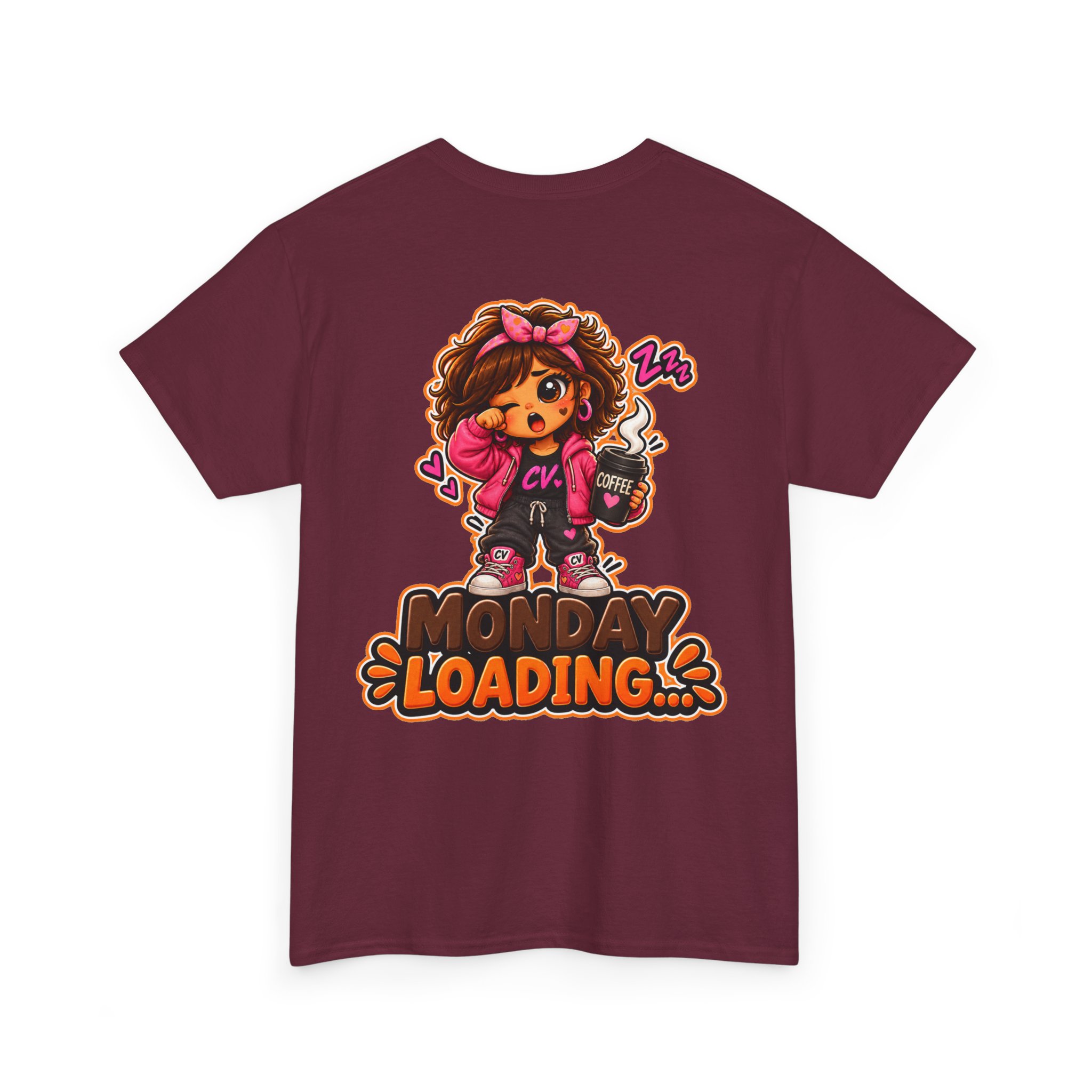 Oversize "Monday Loading...." T-Shirt | Snack Cookie Graphic Tee – Bild 11