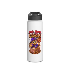 Cookie "Dont Touch my Cookies" Character Edelstahl-Wasserflasche | Crunchiverse