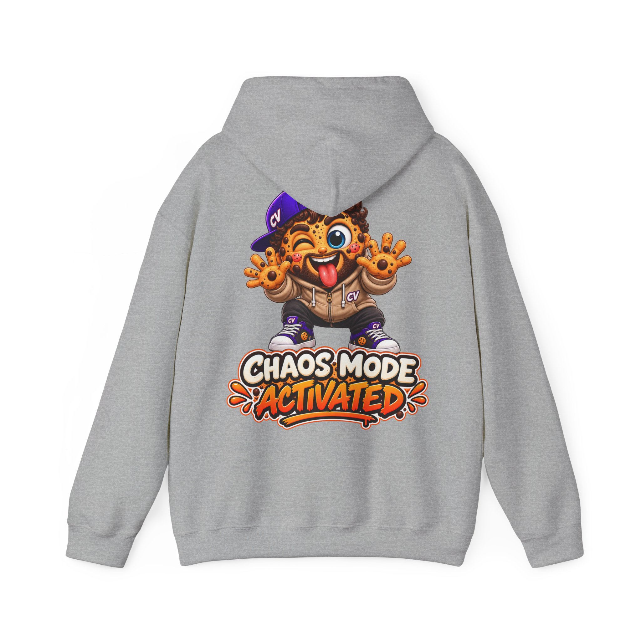 Kuschliger "Chaos Mode Activated" Oversize-Hoodie | Snack Mascot Illustration – Bild 7