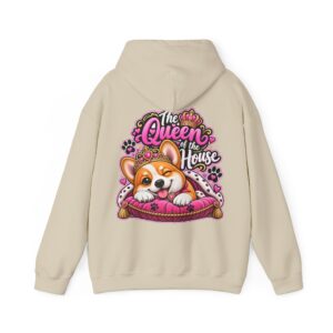 Kuscheliger "The Queen of the House" Oversize-Hoodie | Snack Mascot Illustration
