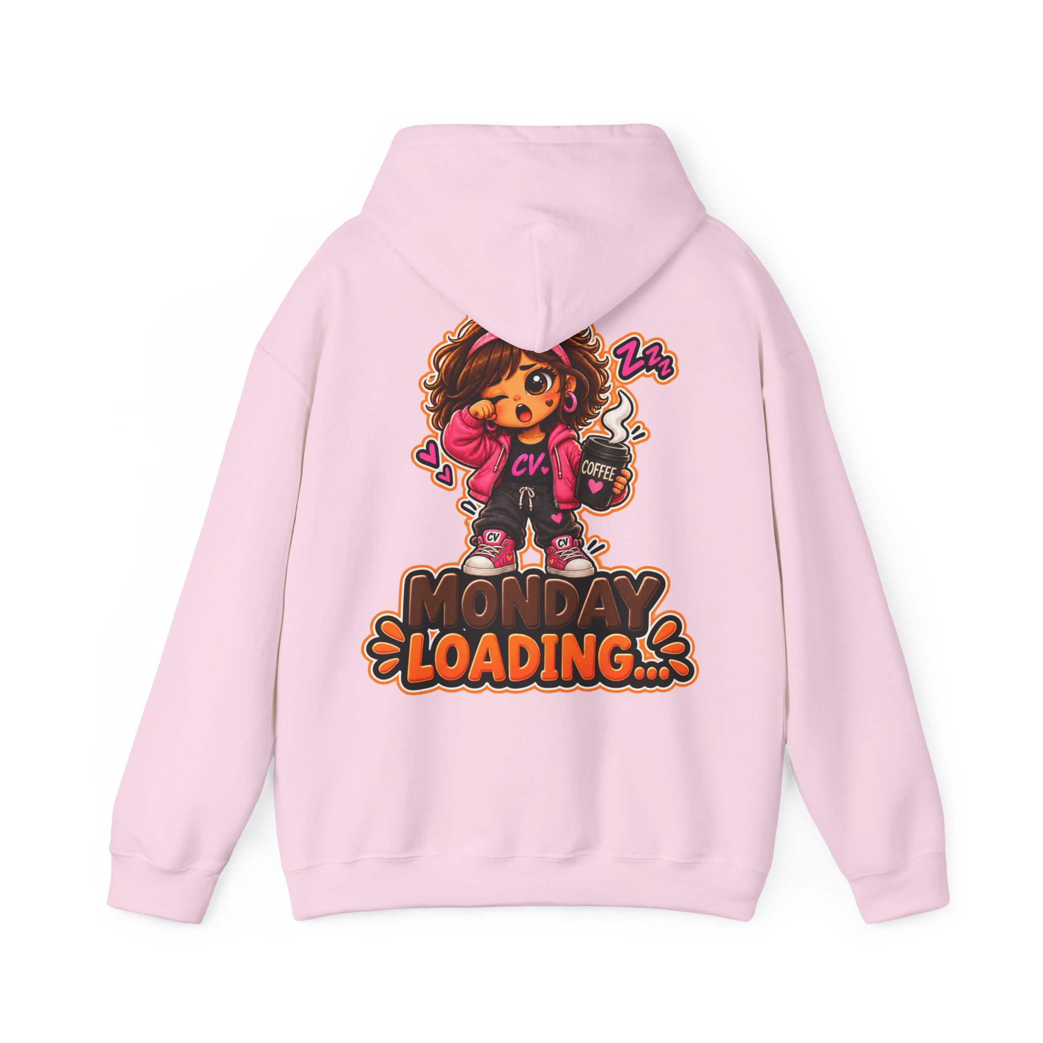 Kuschliger "Monday Loading...." Oversize-Hoodie | Snack Mascot Illustration – Bild 9